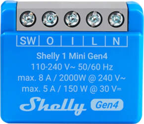 Shelly 1 Mini Gen4 Controller Zigbee/Matter