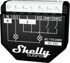 Shelly Qubino Wave2PM Controller, 2-channel, Z-Wave