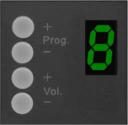 Audac AUDAC DW3020/B Wall panel controller