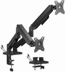 Gembird MA-DA2U-01 Adjustable desk 2-display mounting