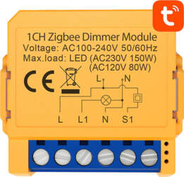 Smart socket switch ZigBee Avatto ZDMS16-2