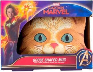 Captain Marvel GOOSE Shaped Mug>