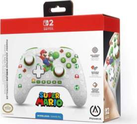 PowerA Nsw2 Controller Advantage Wireless Mario