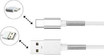 USB kabelis 1m Type-C