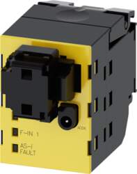 AS-Interface module, 2 safe inputs, black