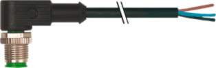Control line, 5 m, 1x M12