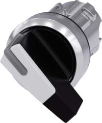 Toggle switch, illuminable, 22 mm, round