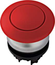 Schrack Technik Mushroom push-button, spring-return, red