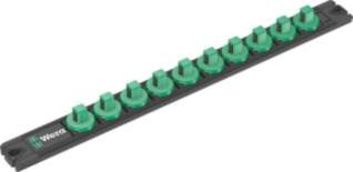 9601 Magnetic socket rail, 3/8", empty