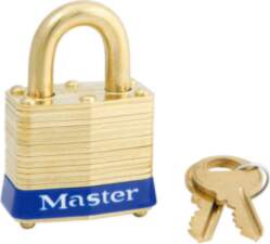 Master Lock B (Laminated) | Brass