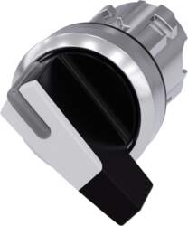 Toggle switch, illuminable, 22 mm, round