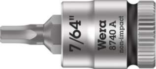8740 A Zyklop bit socket, 1/4&quot