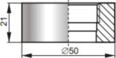 Socket CG1/2 flancis, Socket CG1/2 Aplisens