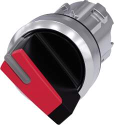 Toggle switch, illuminable, 22 mm, round