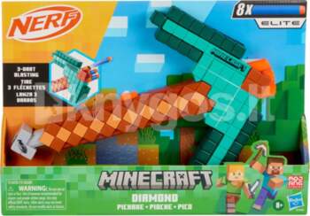 NERF MINECRAFT Blasteris Diamond pickaxe