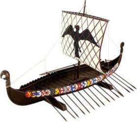 Plastmasas modelis "Vikingu kuģis"