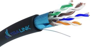 Extralink  Cable CAT5E FTP(F/UTP) V2 external