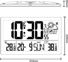 GreenBlue Large LCD Wall Clock multifunctional