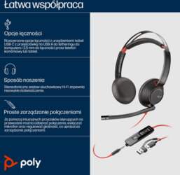 POLY Headset Blackwire 5220 ST USB-C