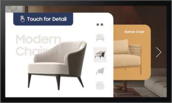 SAMSUNG  Monitor interactive 32 inch QM32C-T