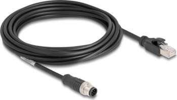 Delock  M12 Cable A-coded 8 pin