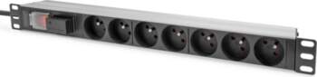 Digitus  Socket strip with aluminum profile