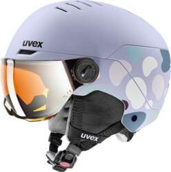 Uvex Skihelm rocket jr visor Lavender