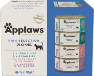 Applaws Fish selection multipack in broth