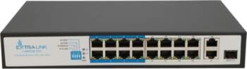 Extralink  PoE Switch VIRTUS V3 16x