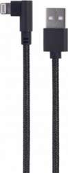 Gembird Angled braided cable USB-A to