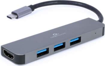 Gembird  USB-C HDMI Hub 3xUSB 3