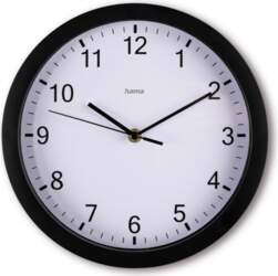 Hama elba wall clock 25cm black