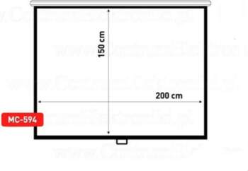 Maclean MC-594 projection screen 2.54