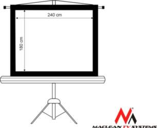 Maclean  Projection Screen MC-608 on stand