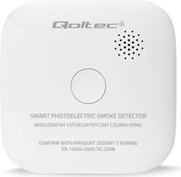 Qoltec Wireless smoke detector with battery