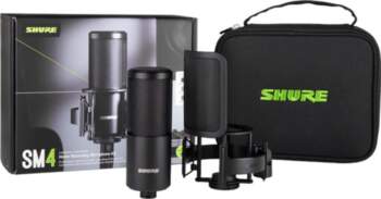 SHURE  SM4-K-KIT - condenser microphone, externally