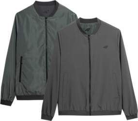4F Men`s  reversible jacket M013 olive/grey