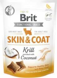 Brit Functional Snack Skin&Coat Krill -