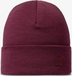 Buff  Midweight Merino Wool Hat Red