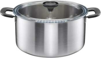 Fiskars 7L stainless steel pot with