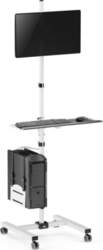 Maclean CPU monitor cart stand on