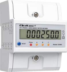 Qoltec 50980 Three-phase electronic meter with
