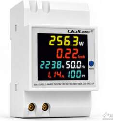 Qoltec  Single phase energy consumption meter