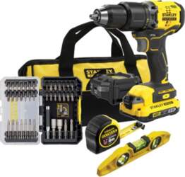 STANLEY DRILL/DRIVER SET WITH ACCESSORIES SFMCK101D1S