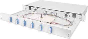 Digitus Fiber Optic Splice Box, Equipped