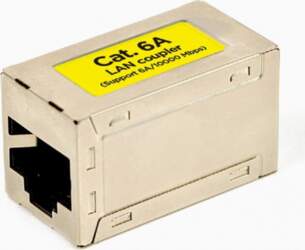 Gembird LAN coupler Cat. 6A white