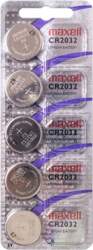 Maxell  CR2032 Battery specialized 5 pcs