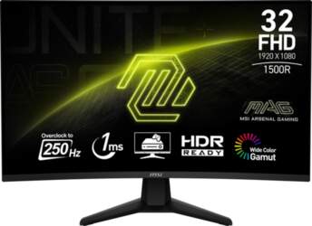 MSI  MAG 32C6X computer monitor 80
