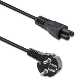 Qoltec Power cable SCHUKO IEC C5