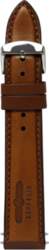 Zeppelin  leather strap brown, 20 mm